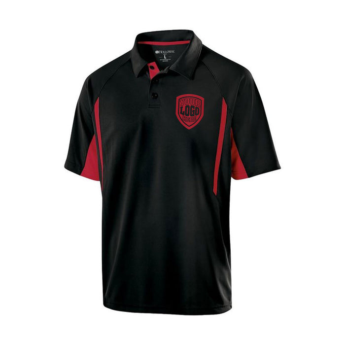 Custom Embroidered Contrast Dri-Fit Polo - Lacrosseballstore