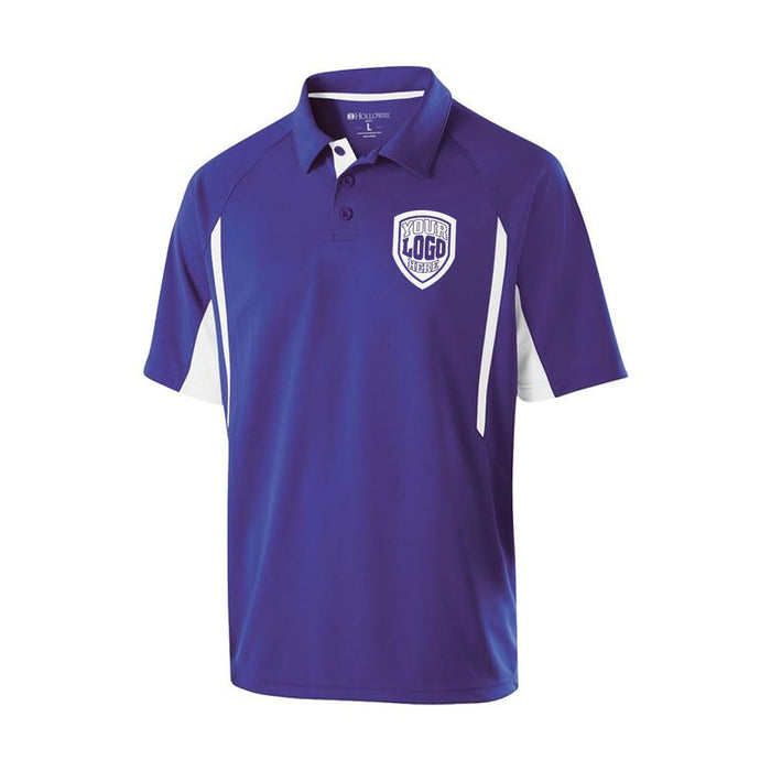 Custom Embroidered Contrast Dri-Fit Polo - Lacrosseballstore