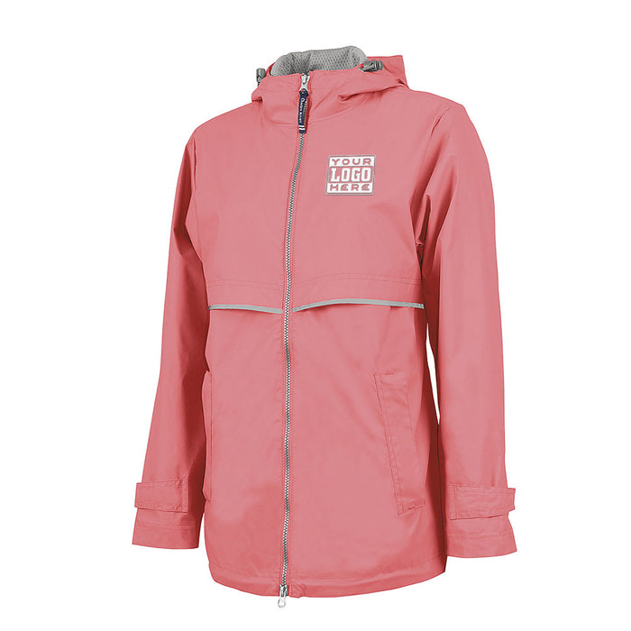 Custom Embroidered Ladies Rain Jacket - Lacrosseballstore