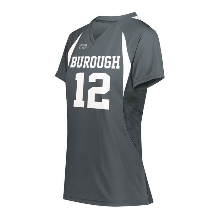 Custom Printed Ladies Jersey Grey