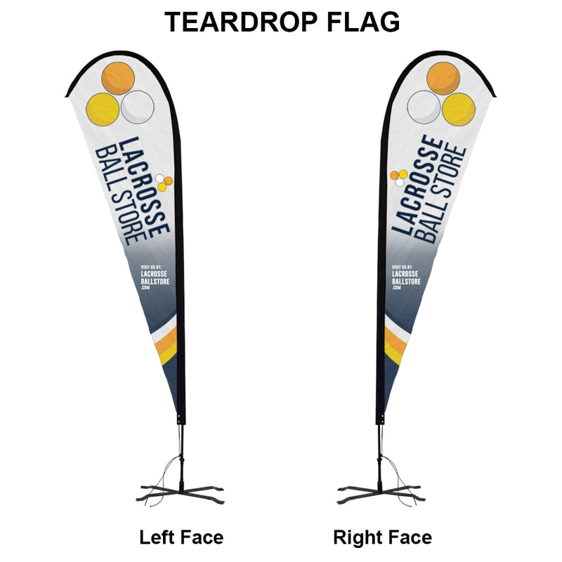 Custom Dye Sub Teardrop Flag