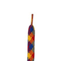 Jimalax 33 Inch Yellow Blue Red TriColor Shooting Laces