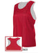 Practice Mesh Women's Field Sport Reversible Racerback Pinnie red