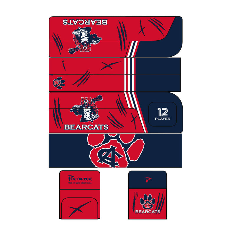 Anderson County Bearcats Sublimated Vyper Bag Template 