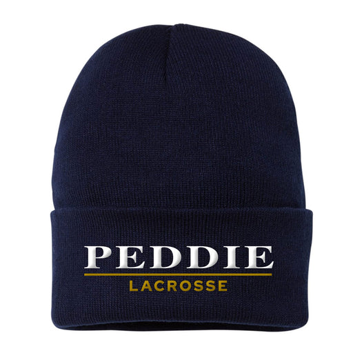 Peddie Lacrosse Cuff Beanie - Lacrosseballstore