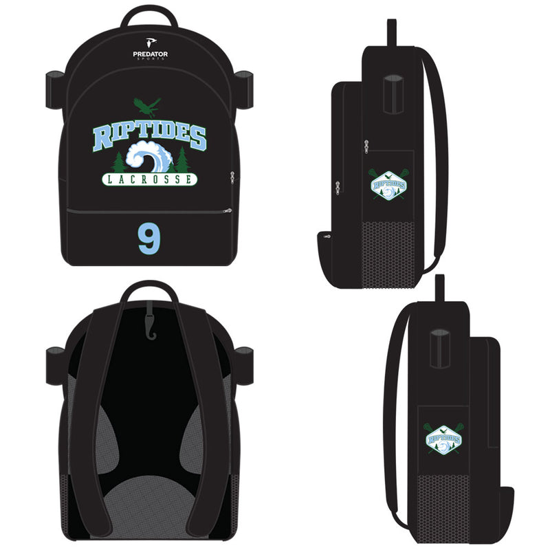 Riptides Lacrosse Custom Backpack