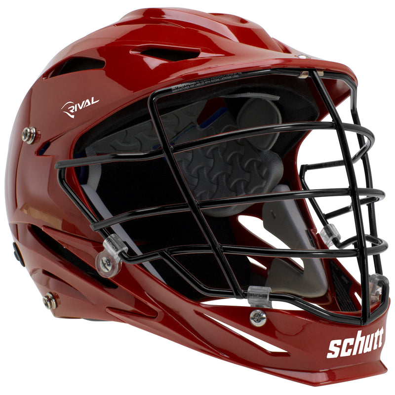 STX Schutt Rival Helmet - Package A Molded Colors cardinal
