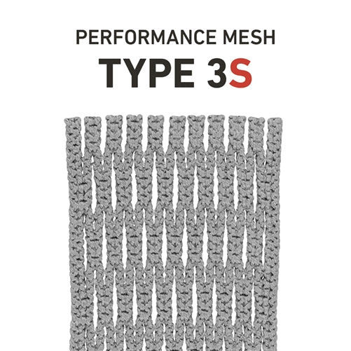 StringKing Performance Lacrosse Mesh Type 3s Silver