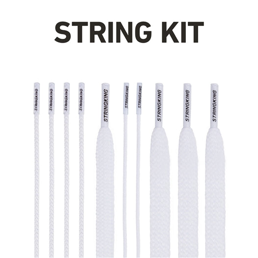 StringKing Lacrosse Head String Kit White