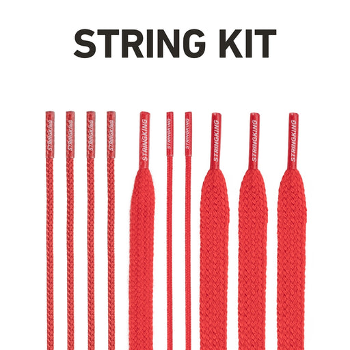 StringKing Lacrosse Head String Kit Red