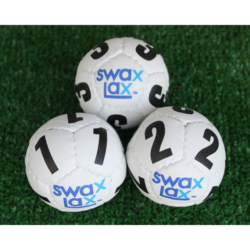 Swax Lax  Goalie Lacrosse Training Balls White