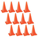 One Dozen 12" Tall Cones Orange - Lacrosseballstore