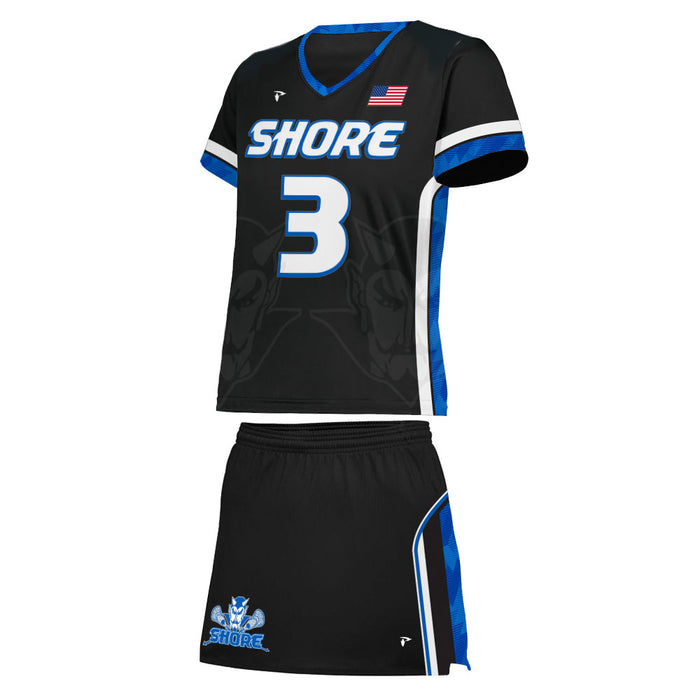 Custom Sublimated Ladies Sleeved Uniform - Lacrosseballstore