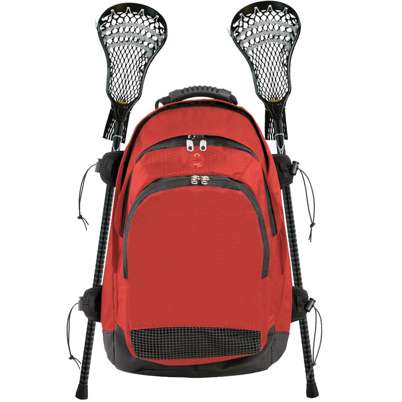 Champion Sports Deluxe Backpack Red