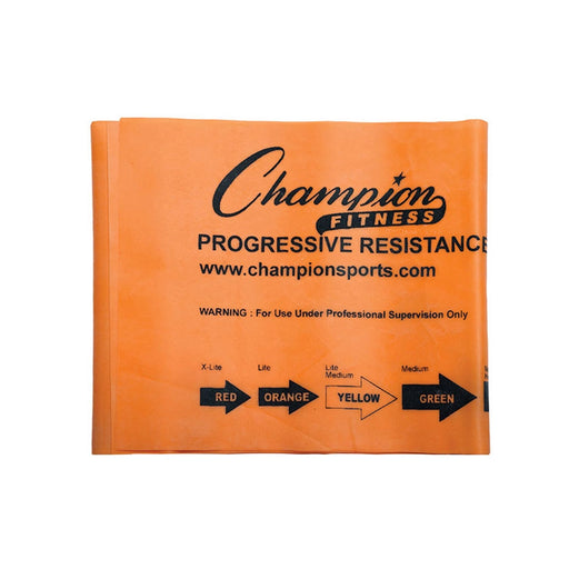 Orange 4.5 lbs Resistance Band by Champion Sports - Lacrosseballstore