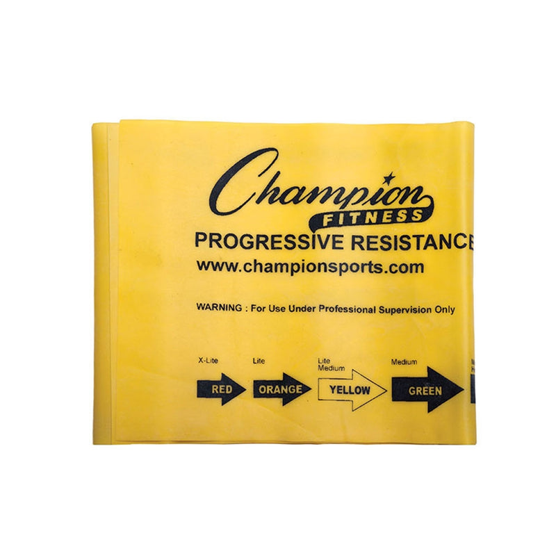 Yellow 6 lb Resistance Band by Champion Sports
