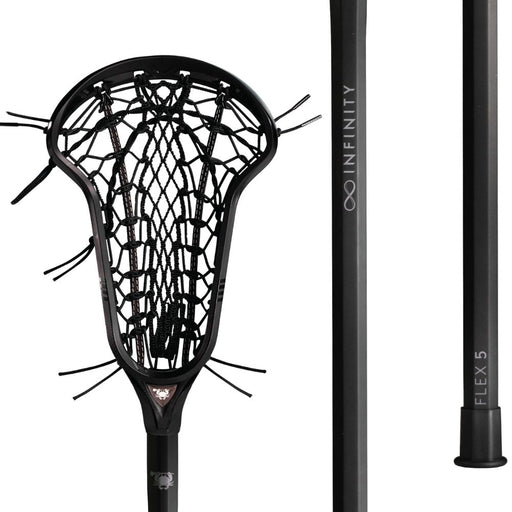 ECD Lacrosse Infinity ELITE Setup Complete Girls Stick Black