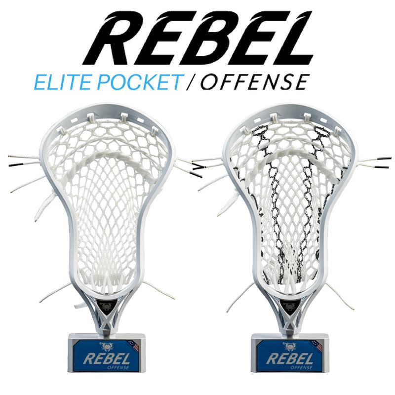 ECD Lacrosse Head Rebel Offense Elite Pocket - Lacrosseballstore