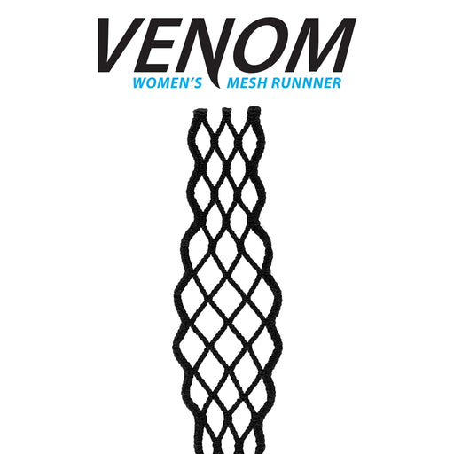 ECD Lacrosse Venom Womens Lacrosse Mesh Runner Black