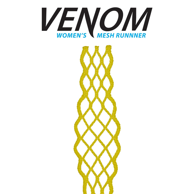 ECD Lacrosse Venom Womens Lacrosse Mesh Runner Yellow