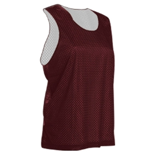 Practice Mesh Women's Field Sport Reversible Racerback Pinnie Maroon