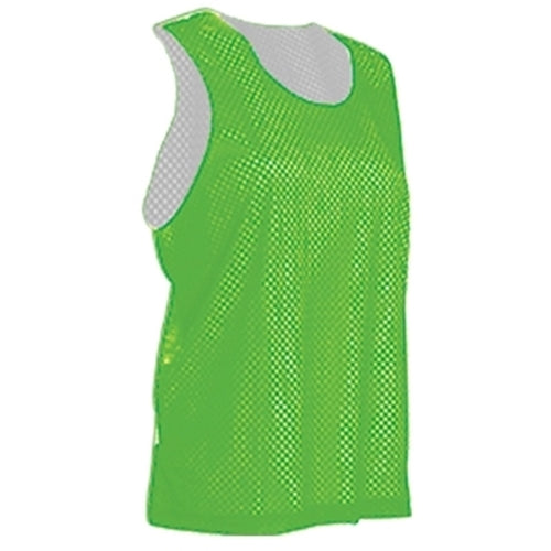 Practice Mesh Women's Field Sport Reversible Racerback Pinnie Neon Green