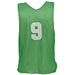 Adult Numbered Scrimmage Vests-Set of 12-PSAN-Green